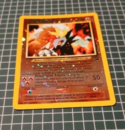Pokemon Entei TCG 34/53 WOTC Black Star Promo Holo Card - Image 1