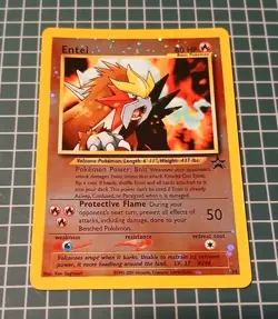Pokemon Entei TCG 34/53 WOTC Black Star Promo Holo Card - Image 5