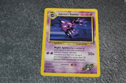Lot of 5 Sabrina's Gym Heroes Pokemon Cards, Abra,Haunter,Jynx,Slowbro,Gastly - Image 2