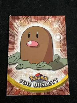 Diglett #50 Topps Series 1 Pokemon Card Non Foil - Image 1