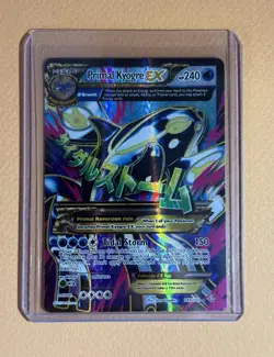Primal Kyogre EX 149/160 Ultra Rare Primal Clash Pokemon Card (Near Mint) - Image 1