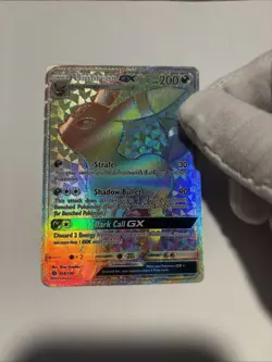 Pokemon Umbreon GX Rainbow Secret Rare Card 154/149 Sun & Moon TCG - Image 1