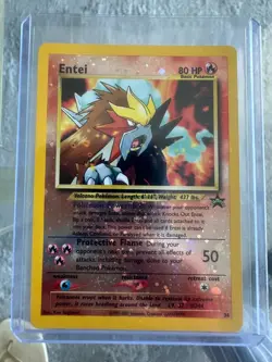 Pokemon TCG Entei Wizards Black Star Promos 34 Holo Promo - Image 1