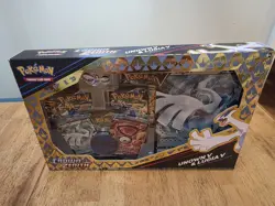 Pokemon TCG Crown Zenith Lugia v & Unown v Special Collection Box Sealed - Image 1