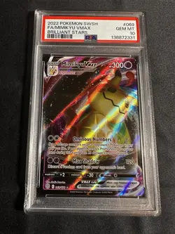 Pokemon Mimikyu VMAX 069/172 Brilliant Stars PSA 10 - Image 1