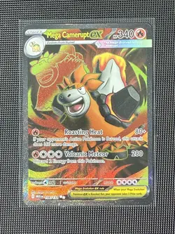 Pokemon: Mega Camerupt ex - 156/132 - ME01: Mega Evolution (MEG) Holo Ultra Rare - Image 1