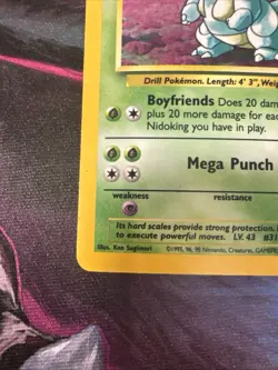 Pokemon TCG Nidoqueen Jungle 7/64 Holo Unlimited Holo Rare - Image 5