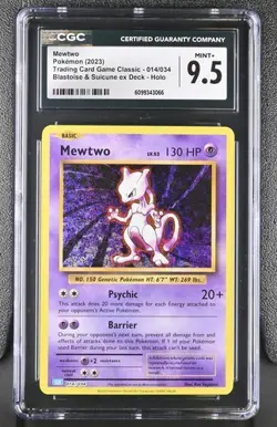 Mewtwo *CGC 9.5* Holo *Classic Collection* #14 * Pokemon - Image 1