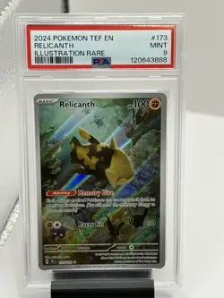 2024 Pokemon Relicanth Illustration Rare Temporal Forces 173/162 PSA 9 MINT - Image 1
