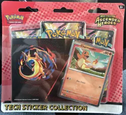 🔥 Pokemon TCG Ascended Heroes Tech Sticker Collection CHARMANDER PRE-SALE - Image 1