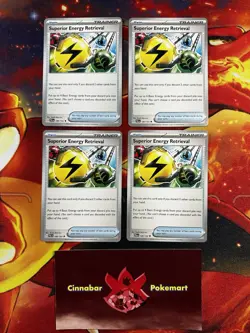 x4 Superior Energy Retrieval - 189/193 Paldea Evolved Uncommon Pokemon - NM/MINT - Image 1