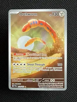 2023 Pokemon Paldea Evolved Orthworm 224/193 NM - Image 1