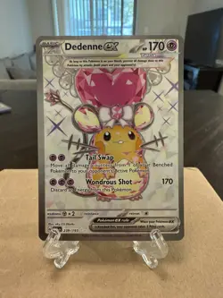 2023 Pokemon Paldea Evolved Dedenne ex 239/193 NM - Image 1