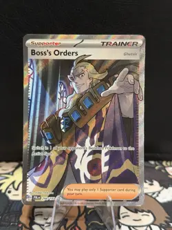 Pokemon TCG: SV02 Paldea Evolved - Boss's Orders UR 248/193 - NM+ - Image 1