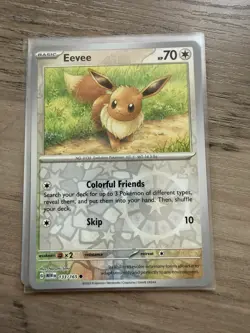 Pokemon TCG: Scarlet & Violet 151 - Reverse Holo - 133/165 - Eevee - Image 1