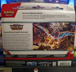 Pokemon Obsidian Flames Triple Blister 3 Pack Sealed New 🔥 - Image 4