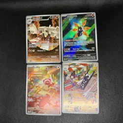 Pokemon Tcg Illustration Rare Full Art Bundle Lot Of 4 - Image 1
