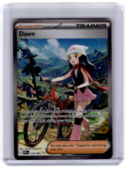 Pokemon TCG Dawn Trainer 129/094 Full Art Holo Me02: Phantasmal Flames English - Image 1