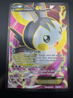 Emolga 143/146 Full Art EX Pokemon XY Base Set Ultra Rare Holo 2014 - Image 3