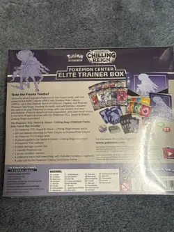 POKEMON CENTER CHILLING REIGN ETB Shadow Rider Calyrex - TCG New & Sealed - Image 2