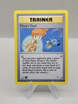 Pokemon 1st Edition Misty's Duel Gym Heroes 123/132 Common - Image 1