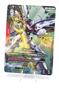 Gundam Card Game Qubeley LR+ GD02-036 Dual Impact - NM - ENG - Image 3