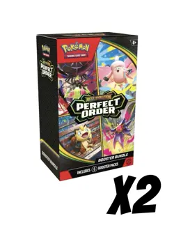Pokemon TCG: Mega Evolution-Perfect Order Booster Bundle (6 Packs) - Presale X2 - Image 1