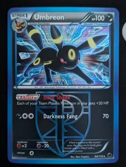 Umbreon (Team Plasma) 64/116 Plasma Freeze Holo Pokemon TCG NM - Image 1