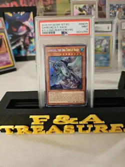 Yu-Gi-Oh Gameciel, the Sea Turtle Kaiju BLRR-EN075 1st Edition PSA 9 - Image 1