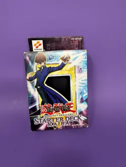 EMPTY BOX YuGiOh Starter Deck Kaiba 1st edition 1996 English w/ Game Mat ONLY - Image 2
