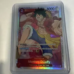 Monkey D. Luffy OP01-024 Foil SR PRB-01 Premium Booster English ONE PIECE - Image 1