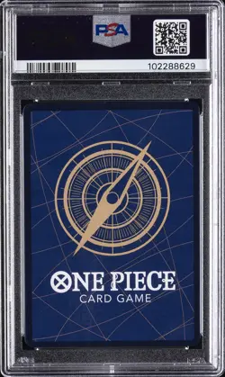 2024 ONE PIECE JAPANESE PRB01-PREMIUM BOOSTER FOIL #055 MONKEY D. LUFFY PSA 9 - Image 2
