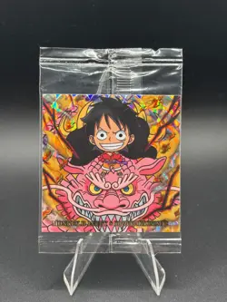 Luffy and Momo SW5-01 GR One Piece Wafer Sticker Japanese - Image 1