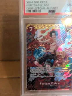 One Piece OP02-013 Ace OP08 Special SP Alternate Alt Art Parallel ENG PSA 10 - Image 2