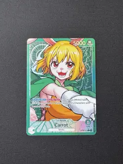 One Piece Carrot OP08-021 Alt Art Leader Two Legends NM English - Image 1