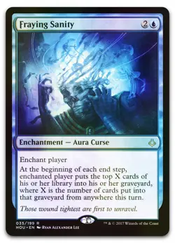 Fraying Sanity #35 (Foil) (NM) Hour of Devastation HOU Magic MTG - Image 1