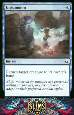 Magic the Gathering MTG Hour of Devastation Unsummon #54 Buy 2 Get 1 - Image 1