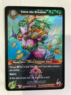 Warcraft WOW TCG Worldbreaker 22/270 Ysera the Dreamer NM EN FOIL - Image 1