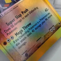 Pokemon Hariyama EX Ruby and Sapphire 8/109 Reverse Holo Rare - LP - Image 4