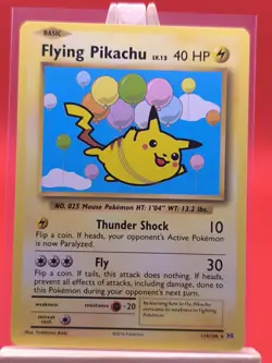 Flying Pikachu 110/108 Evolutions Secret Rare Non Holo Pokemon Card * New * - Image 1