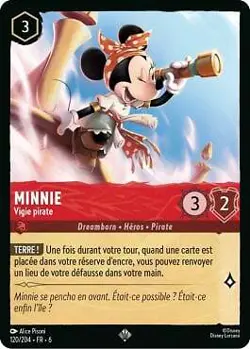 Lorcana - Minnie - Vigie pirate - MINT/NMINT - FR - FOIL - Image 1