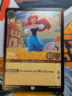 Ariel - On Human Legs 1/204 FOIL Disney Lorcana TFC - NM - Image 1