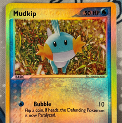 Mudkip 59/109 Reverse Holo EX Ruby & Sapphire Pokemon Card 2003 Vintage LP/MP - Image 2