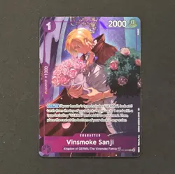 One Piece CCG Vinsmoke Sanji OP10-063 TR Legacy of the Master NM Condition - Image 1