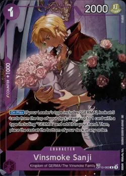 Vinsmoke Sanji OP10-063 OP12 (TR) ENGLISH Legacy of The Master One Piece NM - Image 2