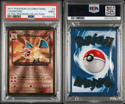 2021 POKEMON CELEBRATIONS ULTRA-PREMIUM COLLECTION UPC METAL #4 CHARIZARD PSA 9 - Image 3