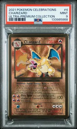 2021 POKEMON CELEBRATIONS ULTRA-PREMIUM COLLECTION #4 CHARIZARD PSA 9 - Image 1