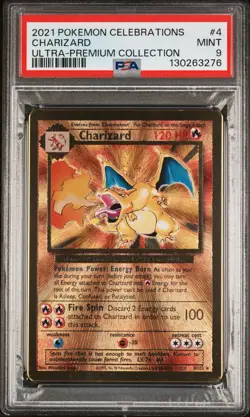 2021 Pokemon Celebrations Ultra-Premium Collection Charizard #4 PSA 9 - Image 1