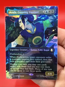 MTG Azula, Cunning Usurper (R 303) (Borderless Foil) Avatar: The Last Airbender - Image 2