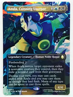 MTG Azula, Cunning Usurper (R 303) (Borderless Foil) Avatar: The Last Airbender - Image 1